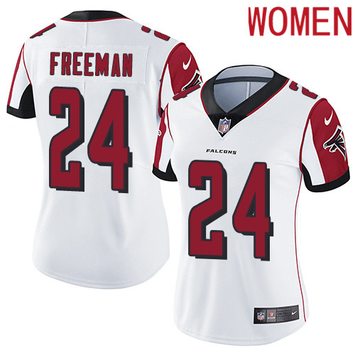 2019 Women Atlanta Falcons #24 Freeman white Nike Vapor Untouchable Limited NFL Jersey